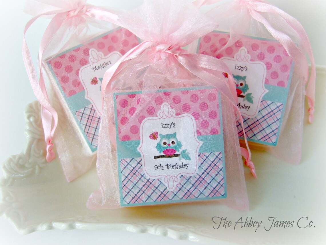 Owl Favors Owl Party Favors Owl Baby Shower set of 10 soap Etsy