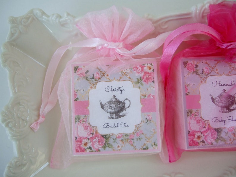 Tea Party Bridal Shower Favors Baby shower favors set of Etsy