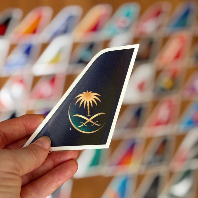 80 Airline Tail Logo Vinyl Stickers, Aviation Enthusiast Decals - Etsy