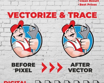Logo Vectorization Service: Convert Image to Vector - High-Resolution Files