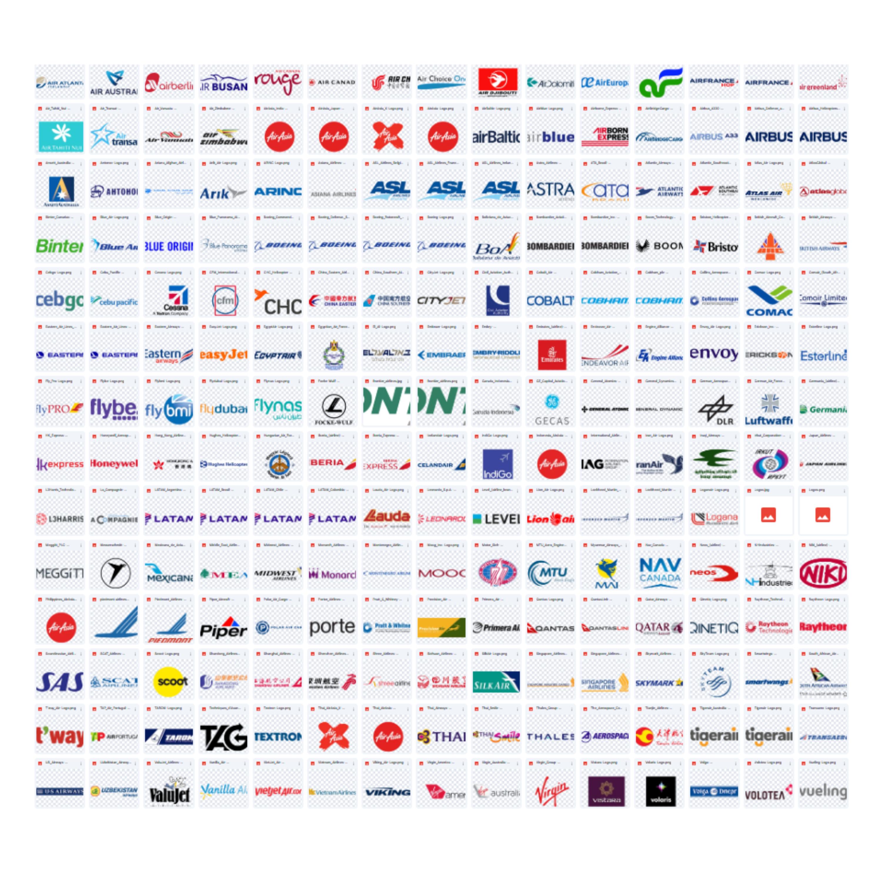 Airline Pack 400 Logo World Airlines Collection, for Pilot Gift (SVG ...