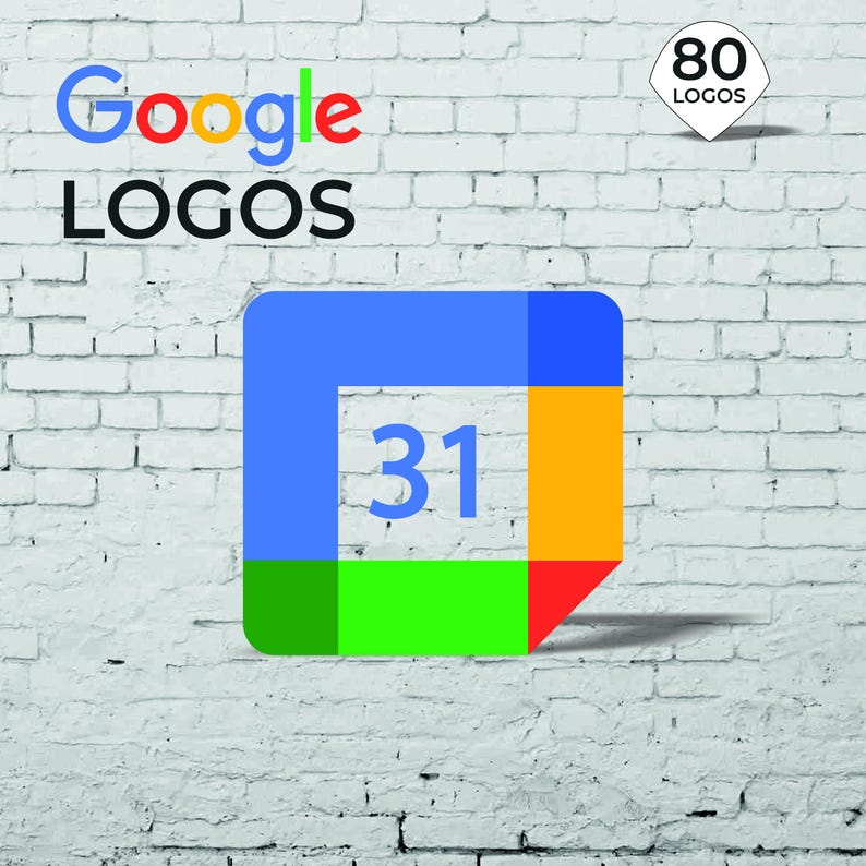 Google Logos Vector Set: Icons for Cricut, Silhouette (digital Download ...