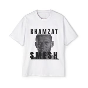 Camiseta gráfica Khamzat Smesh Face / Camiseta blanca