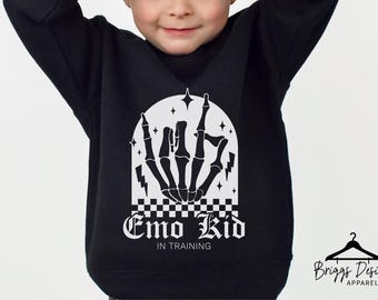 Bluza dla malucha „Emo Kid in Training”: zabawny polar