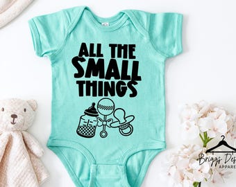 All the Small Things Elder Emo Baby Bodysuit: Pop Punk Lyric Newborn Outfit