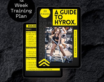 Plan de entrenamiento Hyrox / Programa de 12 semanas (Descarga digital)