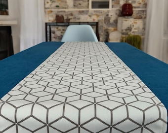 Custom Table Runner, Velvet Table Runner, Modern Table Runner, Wedding Table Runner, Home Decor, Table Runners, 14 Different Colors