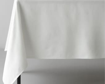 Custom Size Velvet Satin Tablecloth | Handmade Wrinkle-Resistant Table Cover for Wedding, Dining, Party, Everyday Use, Many Color Options