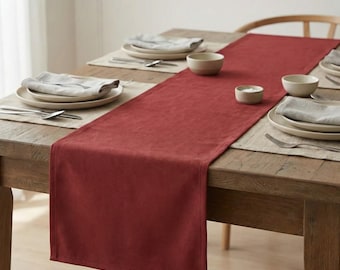 Custom Table Runner, Velvet Table Runner, Modern Table Runner, Wedding Table Runner, Home Decor, Long Table Runners, 40 Different Colors