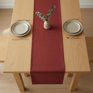 Custom Table Runner, Velvet Table Runner, Modern Table Runner, Wedding Table Runner, Home Decor, Long Table Runners, 40 Different Colors image 7