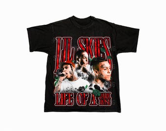 Lil Skies Png , Ready to print, printable design, hiphop artist, 90s, rapper, rap tee design, 300 dpi