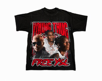 Young Thug Png , Ready to print, printable design, hiphop artist, 90s, rapper, rap tee design, 300 dpi