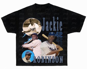 Jackie Robinson Png , Ready to print, printable design, hiphop artist, 90s, rapper, rap tee design, 300 dpi