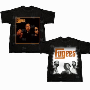 Fugees Png , Ready to print, printable design, hiphop artist, 90s, rapper, rap tee design, 300 dpi