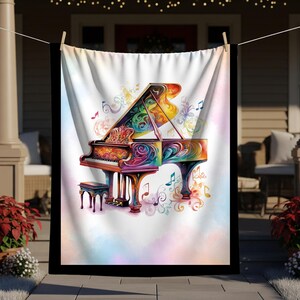 BIGBANG BIG LOGO BLANKET PIANO ブランケット Grand Piano Throw Blanket - Etsy