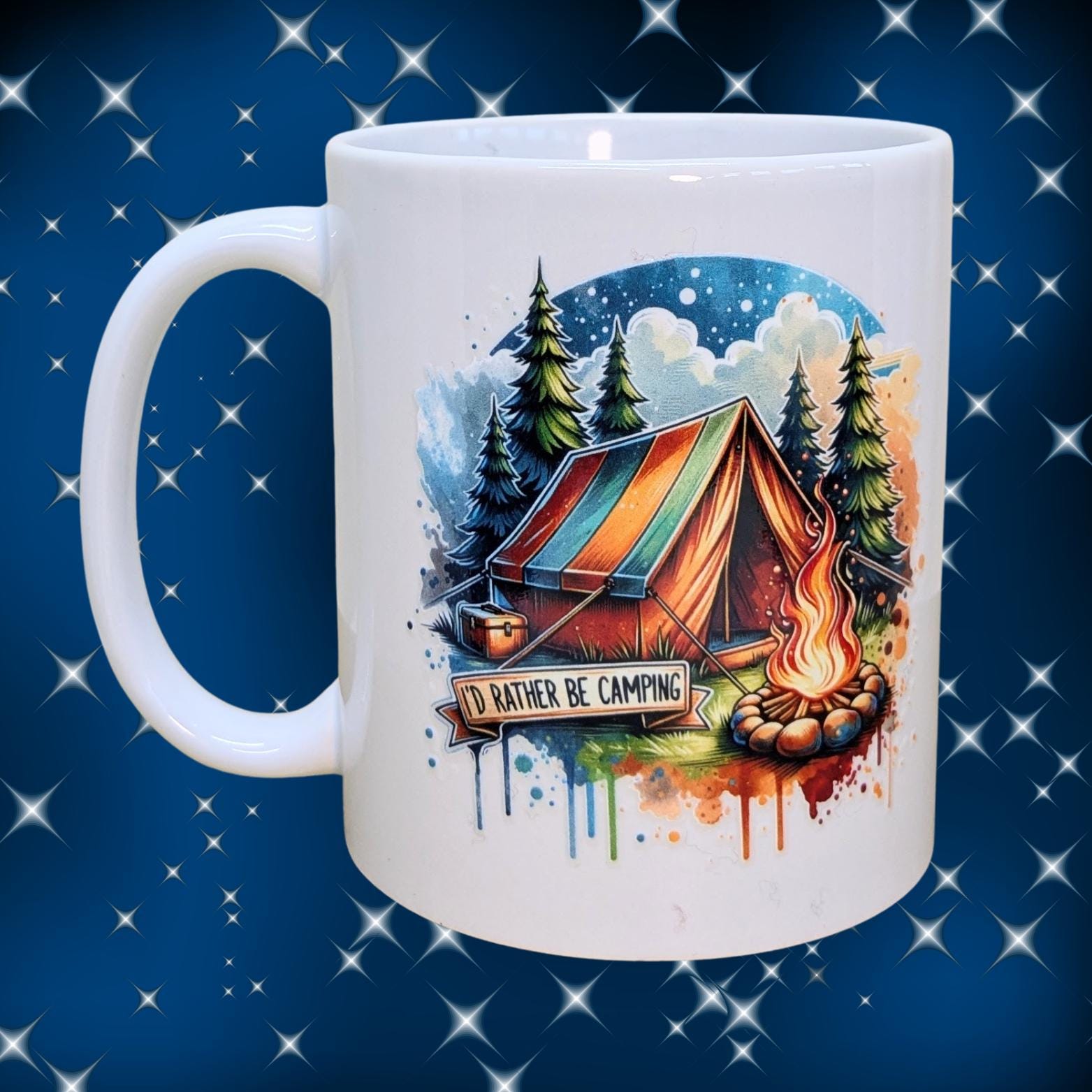 Let's Get Toasted Mug  Funny Camping Coffee Cup  11oz Ceramic  Campfire  & Marshmallow Design  Printed Both Sides  Gift Box - Etsy