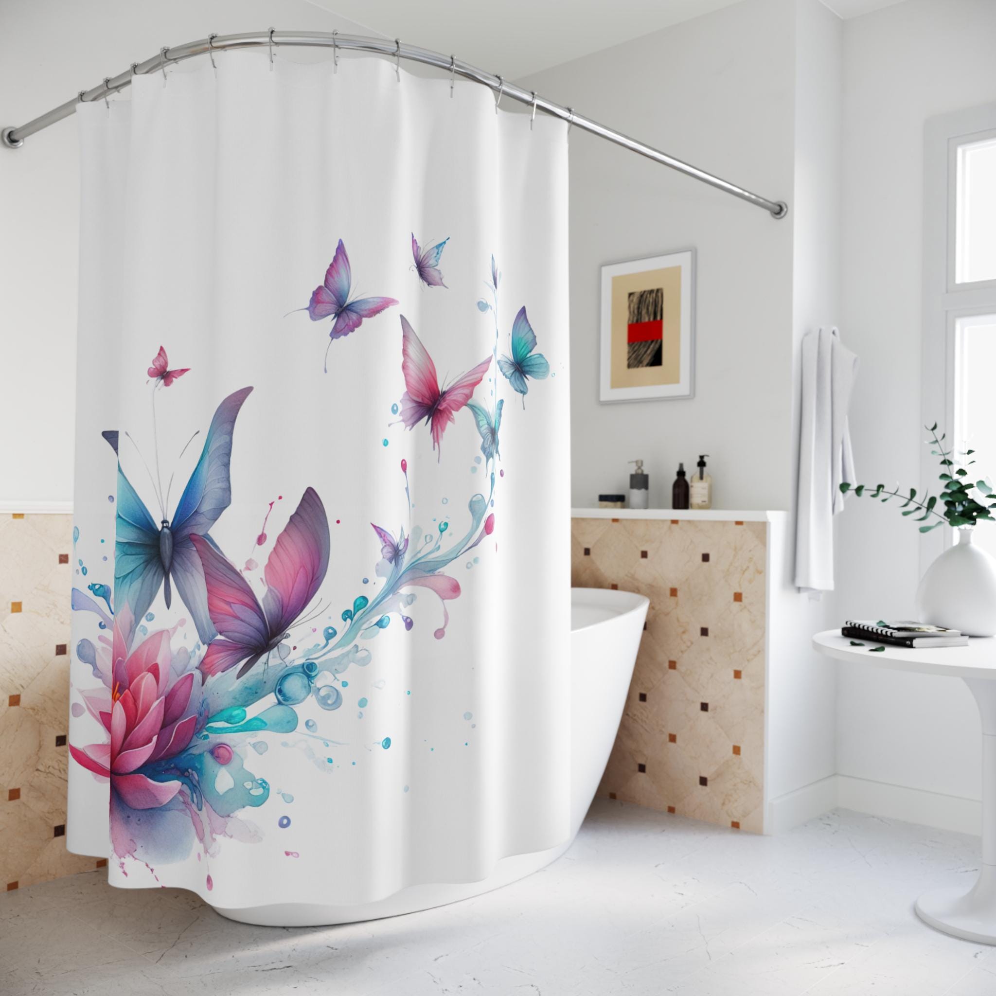 Fantasy Butterflies" Shower Curtains - Etsy