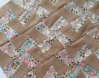 Modèle PDF de tissu patchwork, modèle patchwork fait main, motif