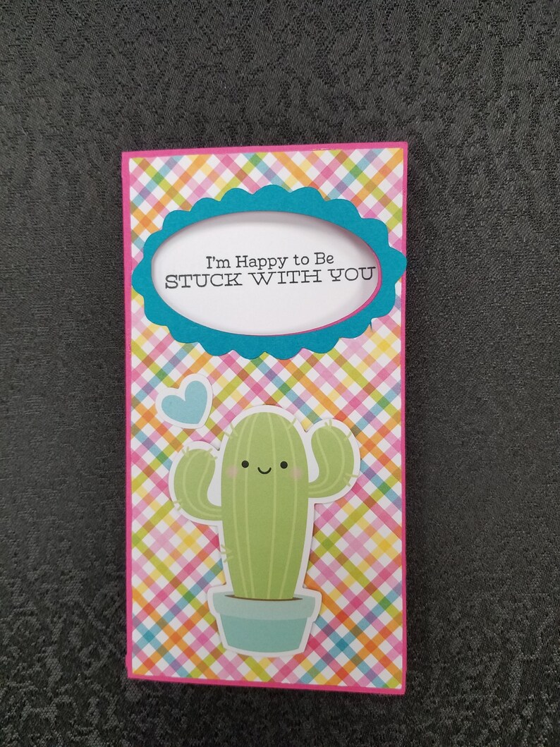 Cactus Happy To Be Stuck With You Anniversary Cards Paper Party Supplies Stokfella Com