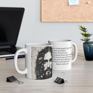 The Face of Love Mug | Easter 2025 | M. Stanley Kamau | Modern Iconography of Christ | Christian Art | Inspirational Gift | 11 oz 15 oz