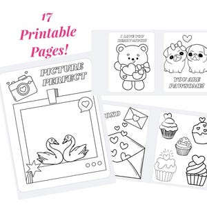 Valentines Day Coloring Book (Printable)