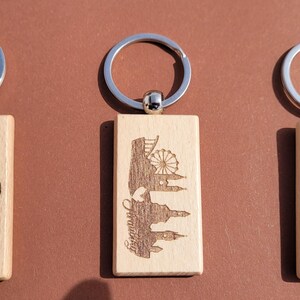 PERSONALIZED keyrings with engraving of your choice