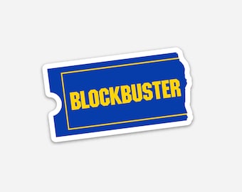 Blockbuster Logo Vinyl Decal