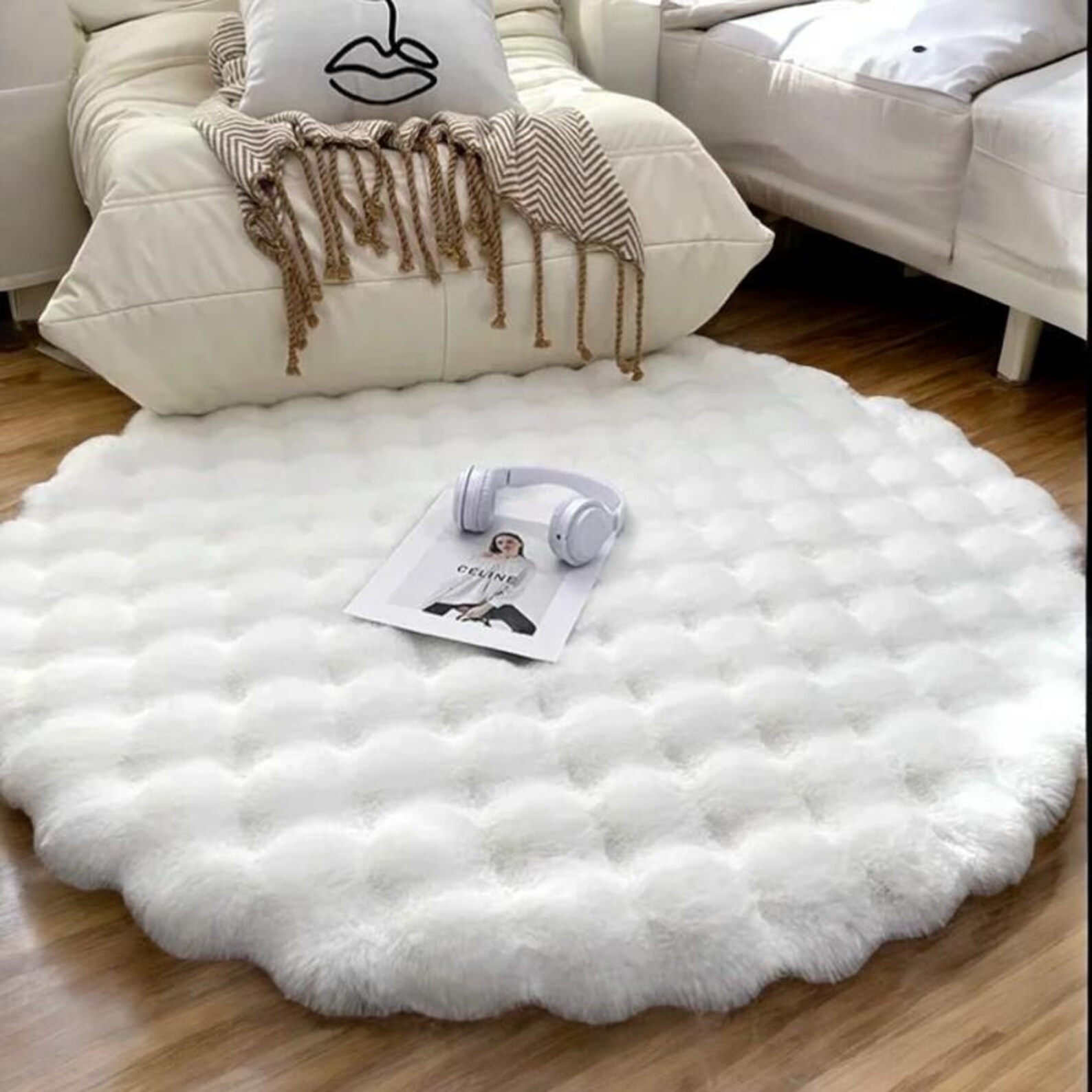 Yeti Luxury Fluffy Rug for Bedroom Large Area Living Room Decoration ...