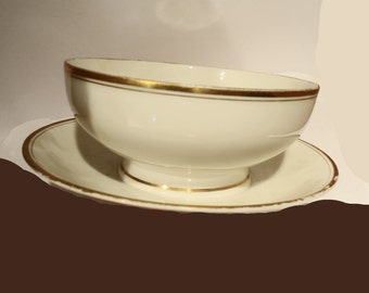 SIX Plates, plus serving bowl HAVILAND LIMOGES fine bone china plates white