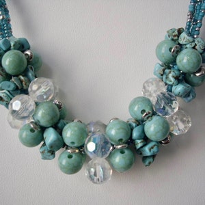 Vintage Turquoise Beaded Necklace