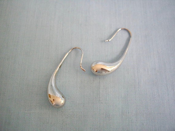 ON SALE Silver Vintage Earrings - image 4