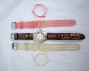 Vintage Techno Marine Ladies Watch and Extra Bands