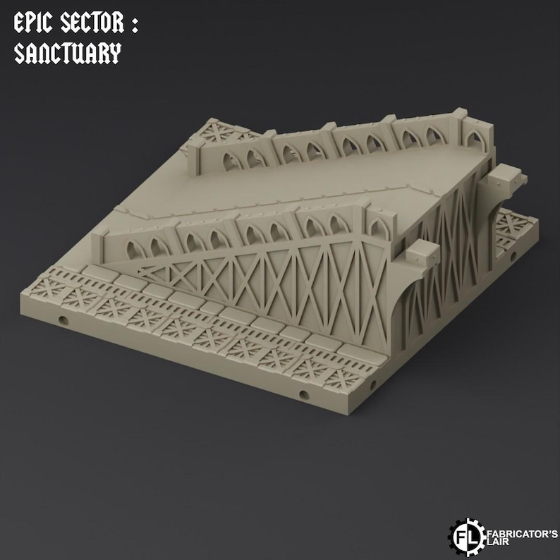 Epic Scale Ground Tiles Canal Bridge Variant Pt.1 Fabricators Lair