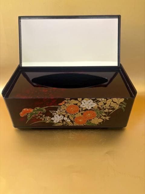 Japanese Lacquer Tissue Box - Etsy