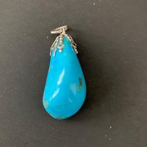 Polished Turquoise Pendant