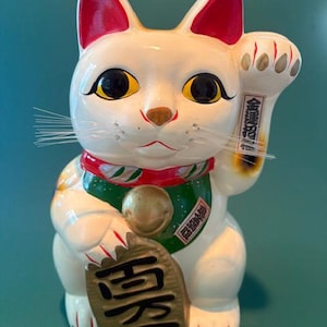 Vintage Lucky Cat Bank Japanese - Etsy