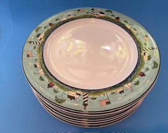 Sakura Coastal Breeze Dinner Plates