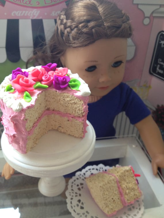Items similar to custom American Girl Cake on Etsy