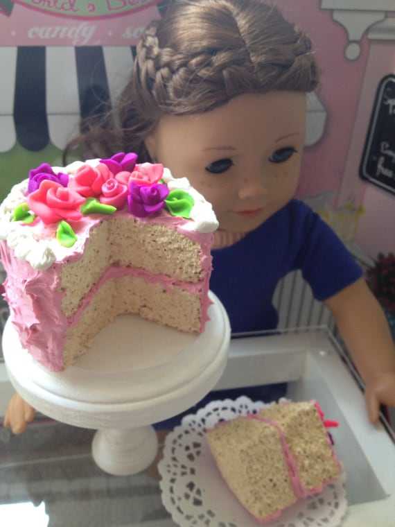 Items Similar To Custom American Girl Cake On Etsy