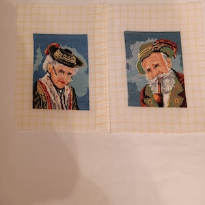 Gobelin &quot;Baron and Baroness&quot;, needlepoint, wall art, wall decor, interior, decor, embroidery