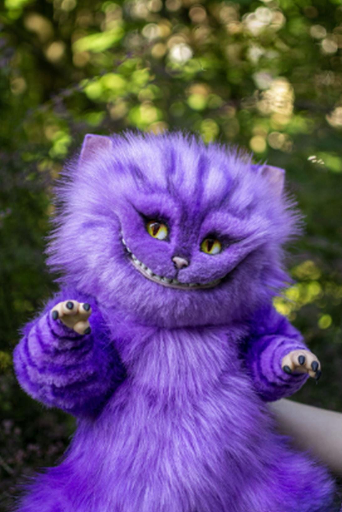 紫色の猫型ぬいぐるみ Amazon.co.jp: ぬいぐるみ smiling critters 恐怖動物シリーズ