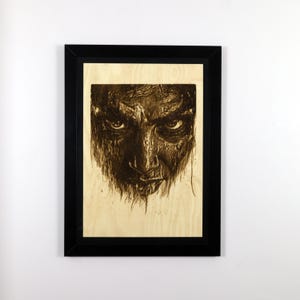 Unique Laser Engraved Wooden Wall Art – One-of-a-Kind Art Accent for Modern Homes, Tactile Wood Artwork, Thoughtful Gift for Art Lovers