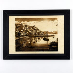 Unique Laser Engraved Wooden Wall Art – One-of-a-Kind Art Accent for Modern Homes, Tactile Wood Artwork, Thoughtful Gift for Art Lovers