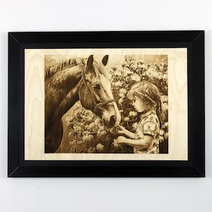 Unique Laser Engraved Wooden Wall Art – One-of-a-Kind Art Accent for Modern Homes, Tactile Wood Artwork, Thoughtful Gift for Art Lovers