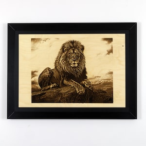Unique Laser Engraved Wooden Wall Art – One-of-a-Kind Art Accent for Modern Homes, Tactile Wood Artwork, Thoughtful Gift for Art Lovers