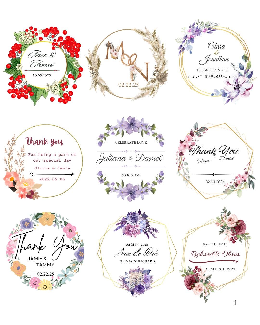 Custom Stickers, Custom Labels, Sticker, Personalized Sticker, Wedding ...