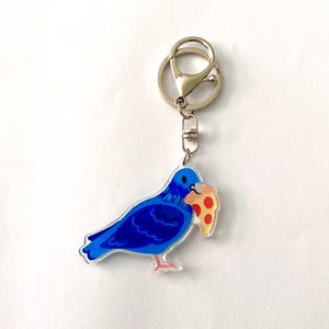 Pigeon Keychain