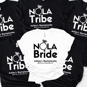 Bachelorette Shirts, Group Matching Bachelorette Shirt for New Orleans Party