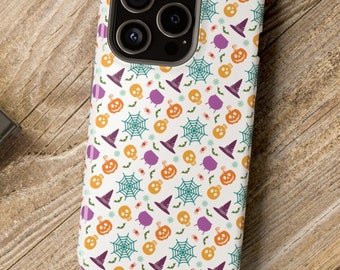 Halloween Phone Case, iPhone 16 Tough Case, Cute Halloween Case, Spooky Phone Case, Fall Phone Case