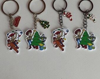 Disney Toy Story inspired Christmas keyring